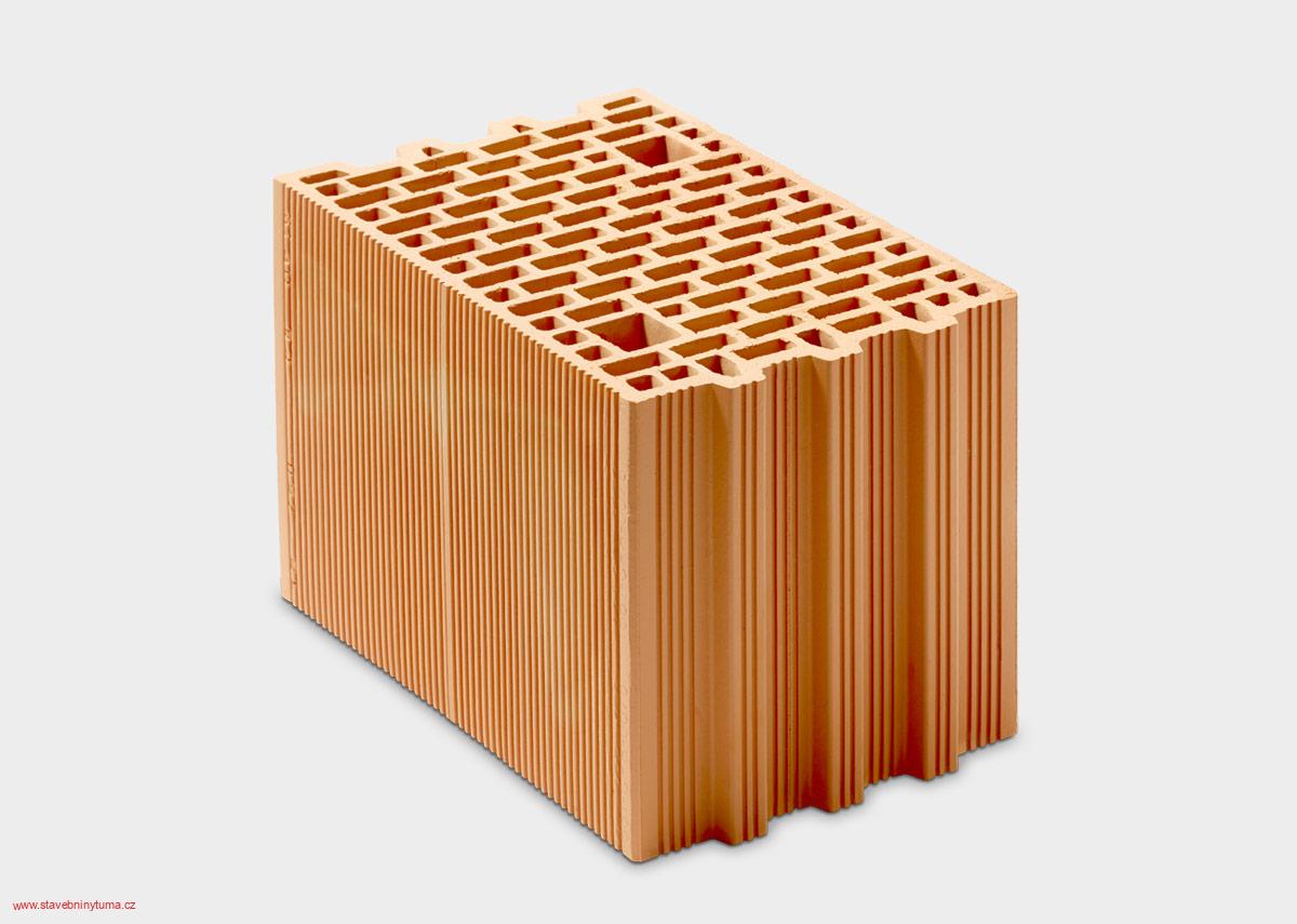 Klimabloc 25 cm broušená cihla P+D