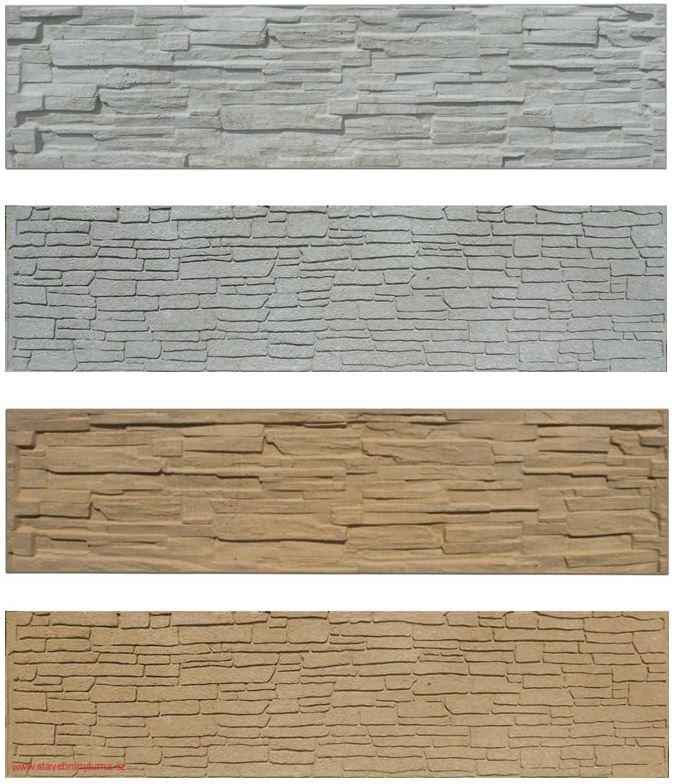 Betonová deska rovná oboustranná rozměr 200x50x4,5 cm (20 ks paleta)