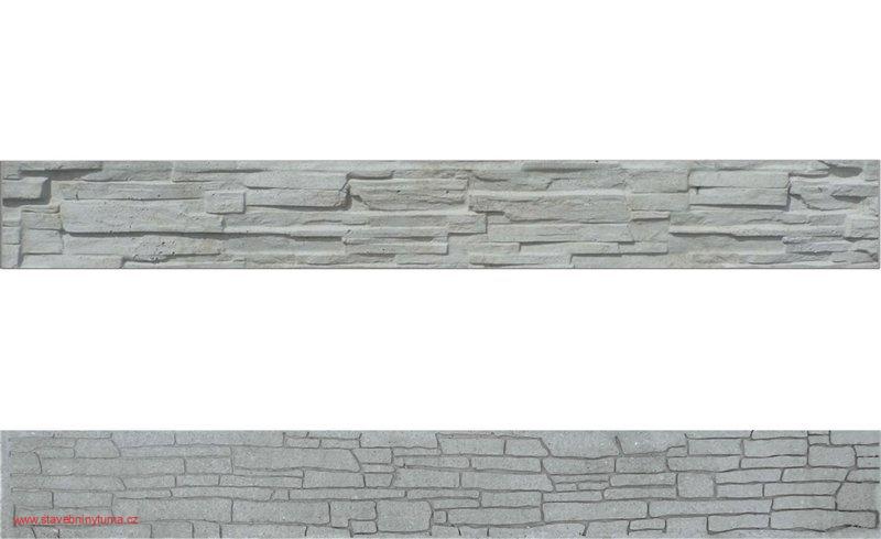 Betonová deska SOKL oboustranná rozměr 200x25x4,5 cm (40 ks/paleta)