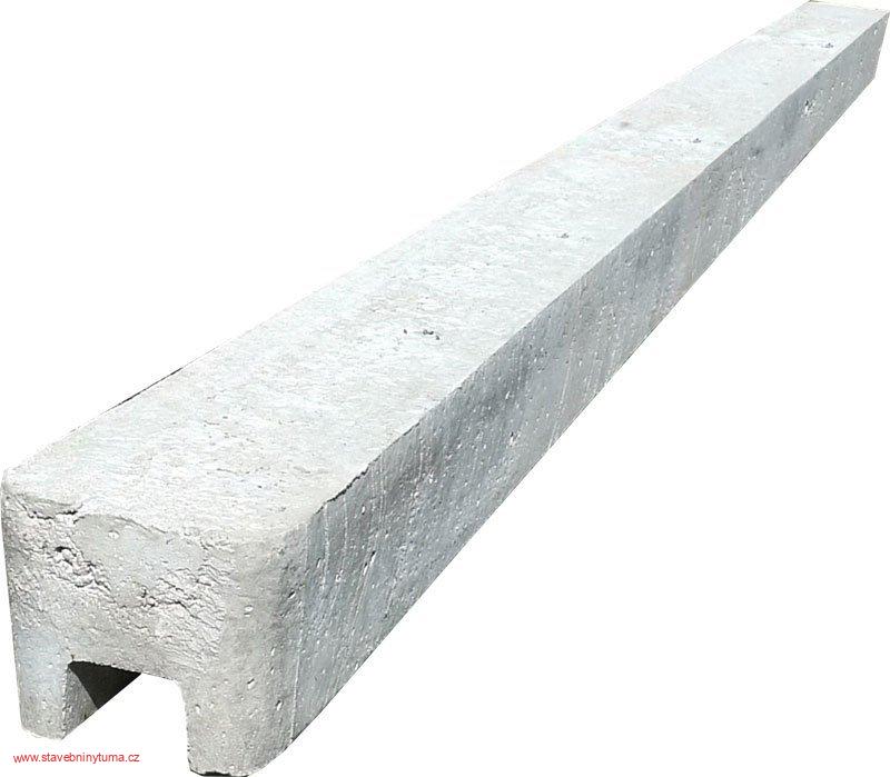 Plotový sloupek na výšku plotu 2 m nad zemí