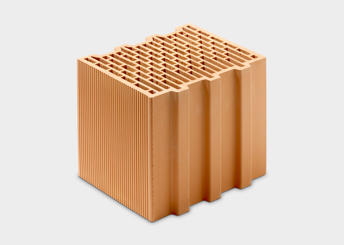 Klimabloc 30 cm broušená cihla P+D