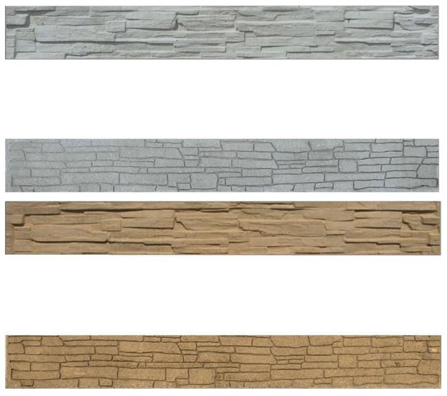 Betonová deska SOKL oboustranná rozměr 200x25x4,5 cm (40 ks/paleta)