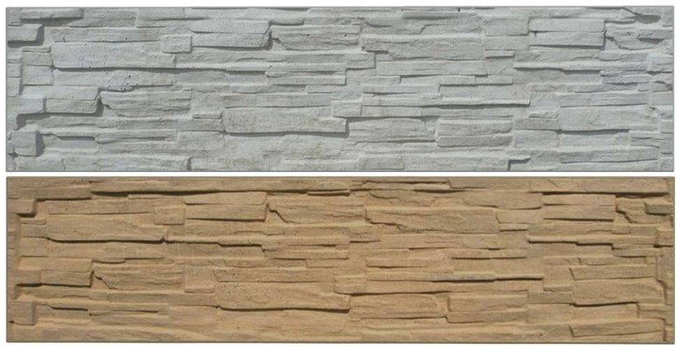 Betonová deska rovná jednostranná rozměr 200x50x4,5 cm (20 ks paleta)
