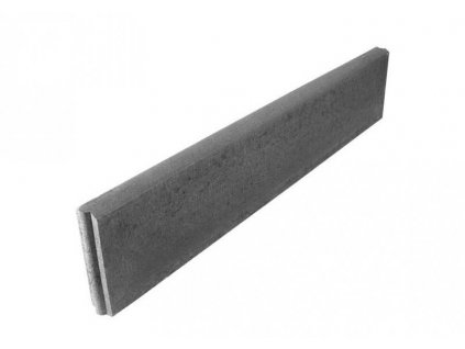 Obrubník 100x5 cm přírodní kulatá hrana